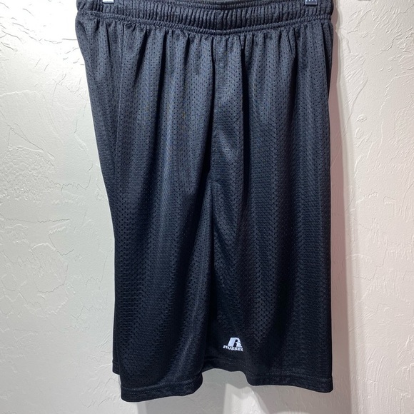 Russell Athletic Mens Shorts Sz L Black - Picture 6 of 8